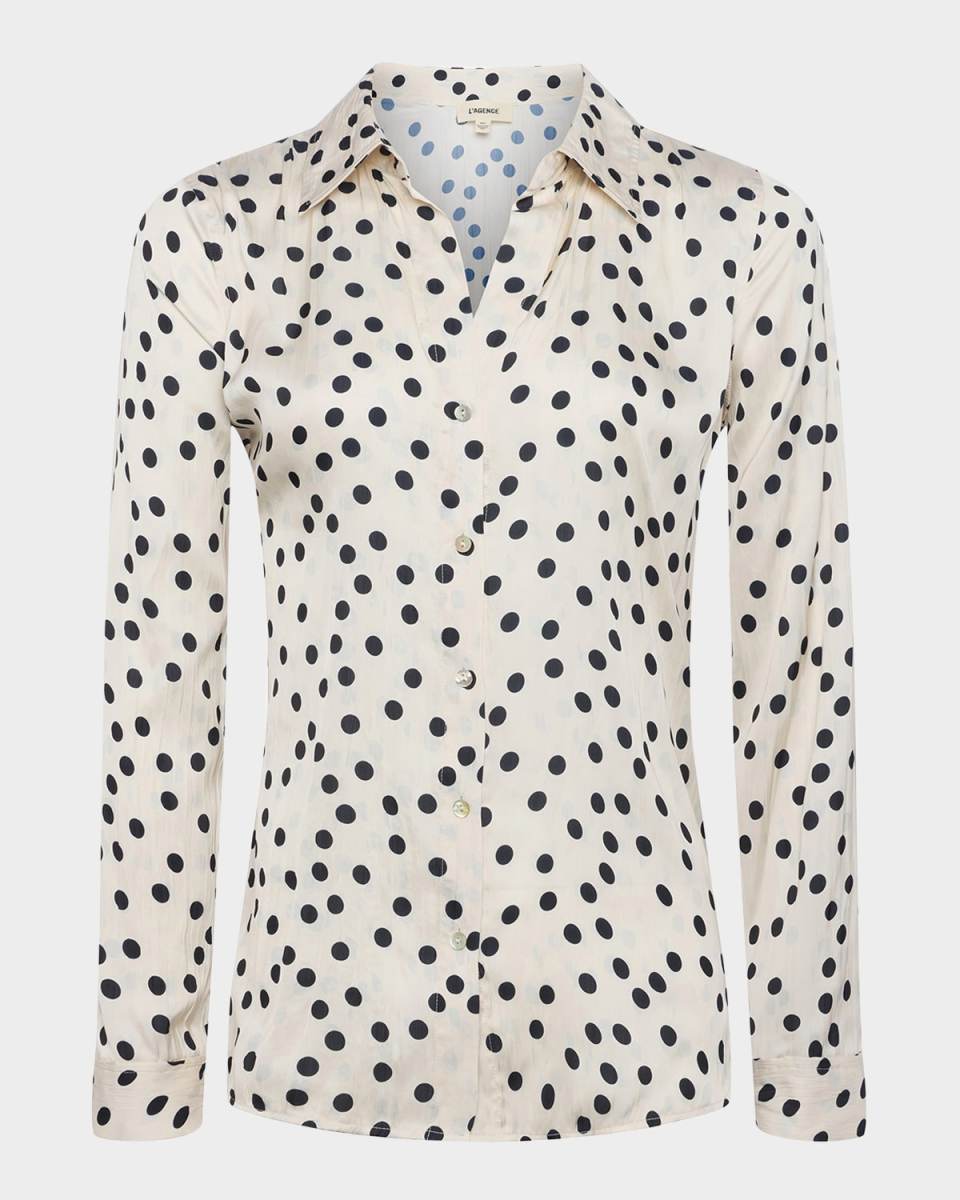 Argo Polka-Dot Blous